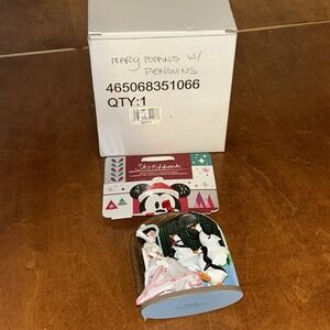 Disney Store Mary Poppins Penguins Jolly Holiday‎ 2018 Sketchbook Ornament NWT